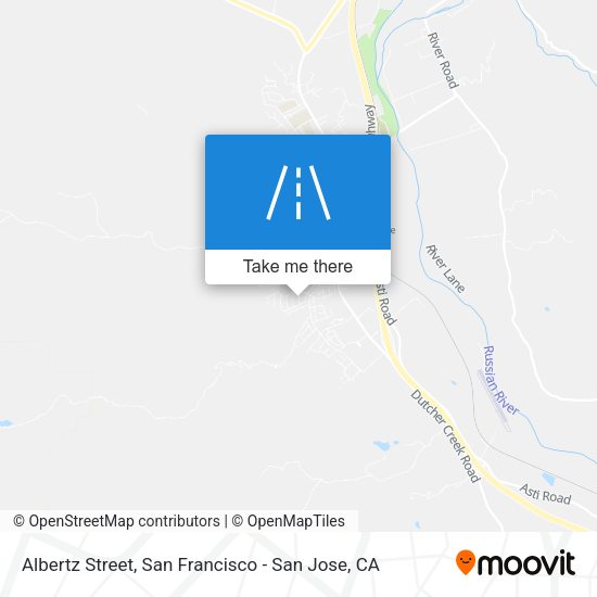 Mapa de Albertz Street