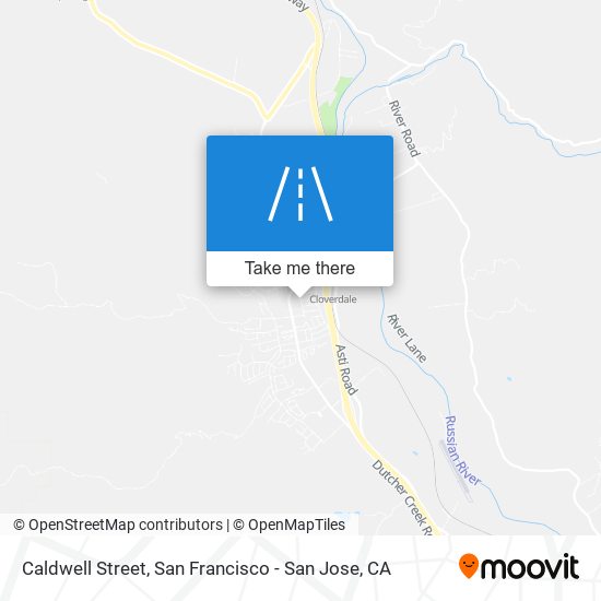 Caldwell Street map