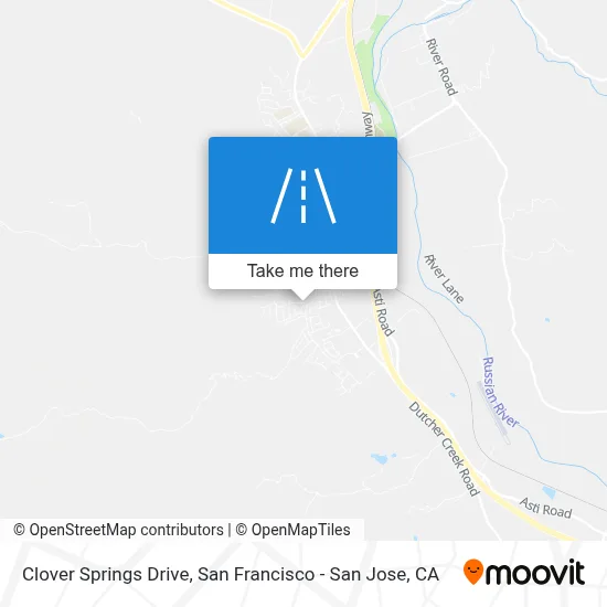 Clover Springs Drive map