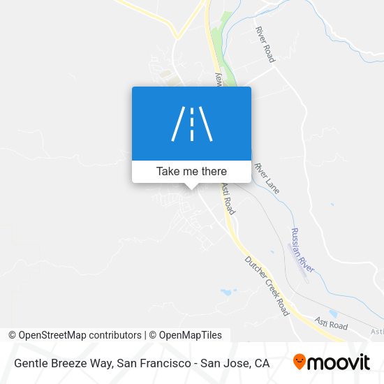 Gentle Breeze Way map
