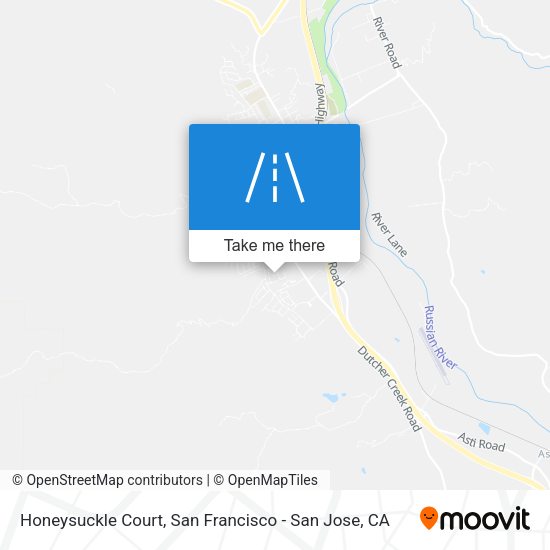 Mapa de Honeysuckle Court