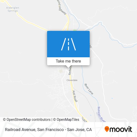 Mapa de Railroad Avenue