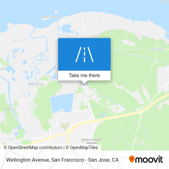 Mapa de Wellington Avenue