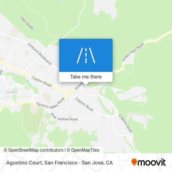 Agostino Court map
