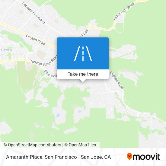 Mapa de Amaranth Place