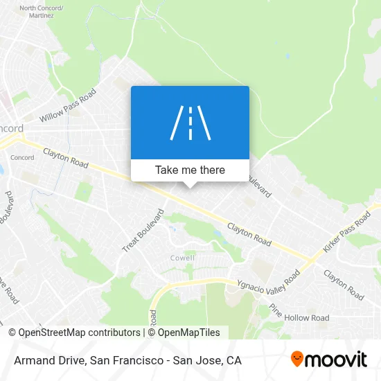 Armand Drive map
