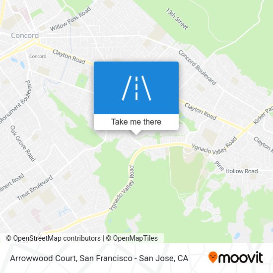 Mapa de Arrowwood Court