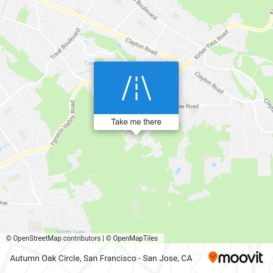 Autumn Oak Circle map