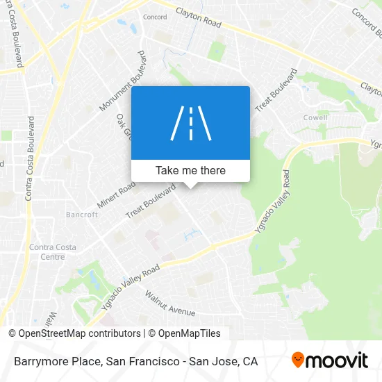 Barrymore Place map