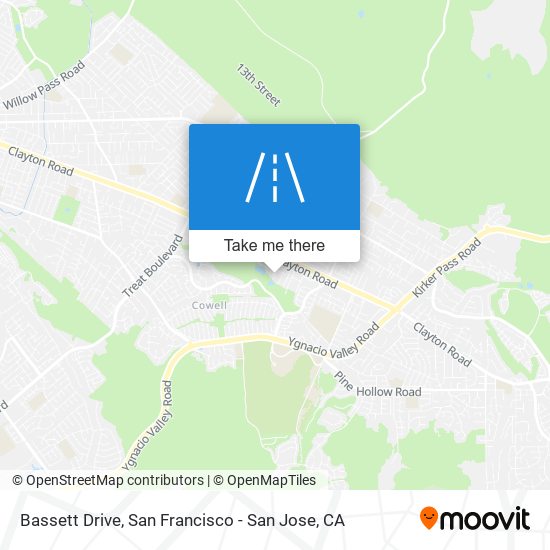 Mapa de Bassett Drive