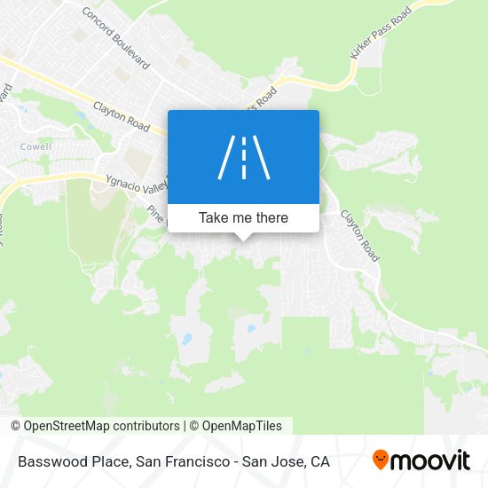 Mapa de Basswood Place