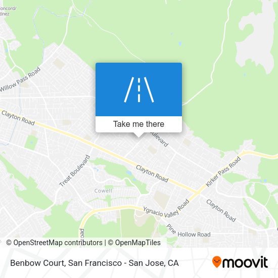 Mapa de Benbow Court
