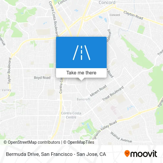 Bermuda Drive map