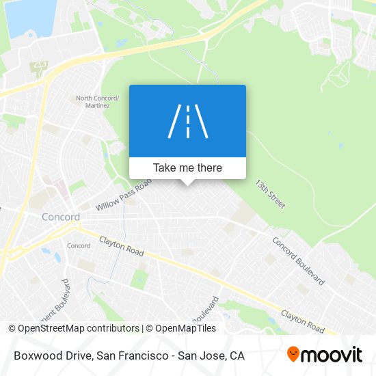 Boxwood Drive map