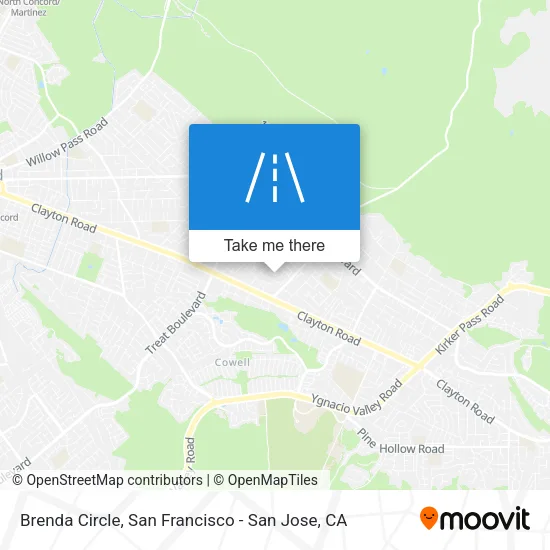 Mapa de Brenda Circle