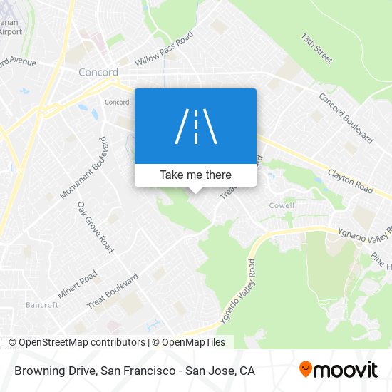 Browning Drive map