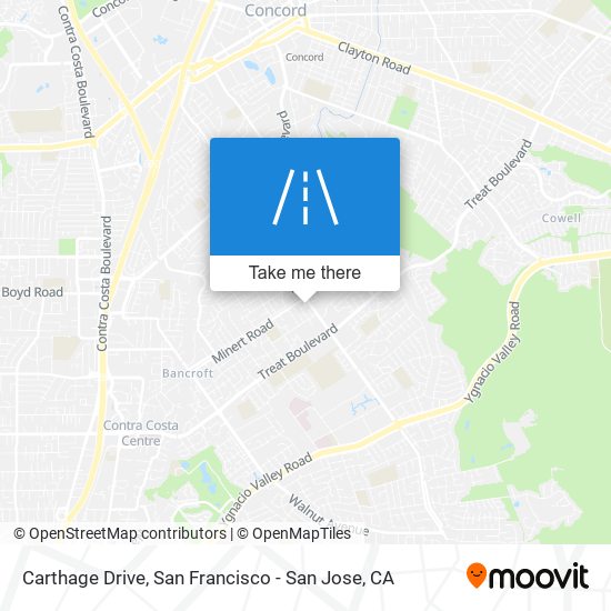 Carthage Drive map