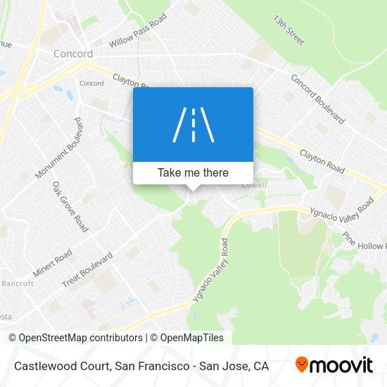 Mapa de Castlewood Court