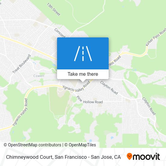 Chimneywood Court map