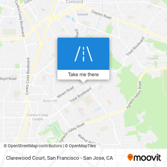 Clarewood Court map