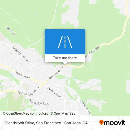 Clearbrook Drive map