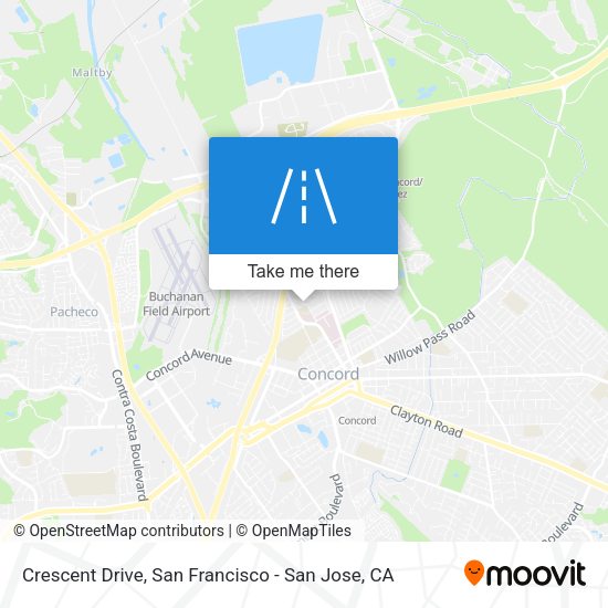 Mapa de Crescent Drive