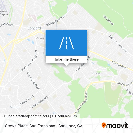 Mapa de Crowe Place