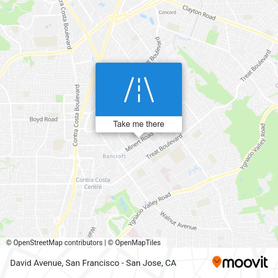 Mapa de David Avenue