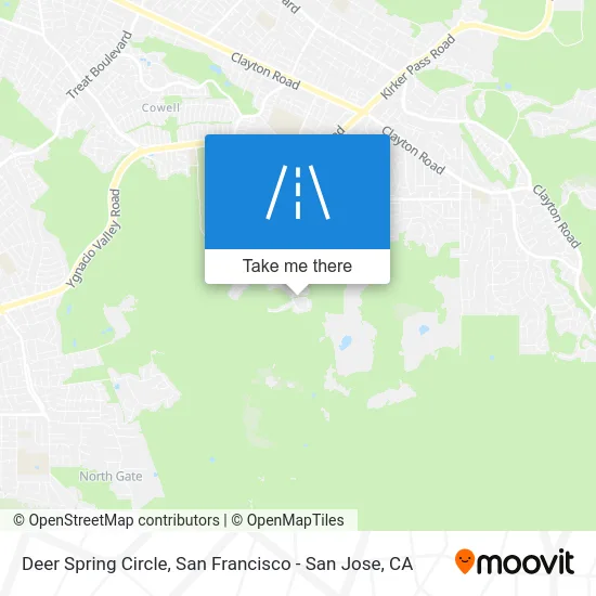 Deer Spring Circle map