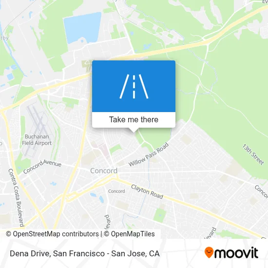 Dena Drive map
