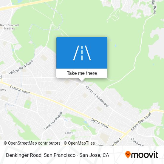 Mapa de Denkinger Road