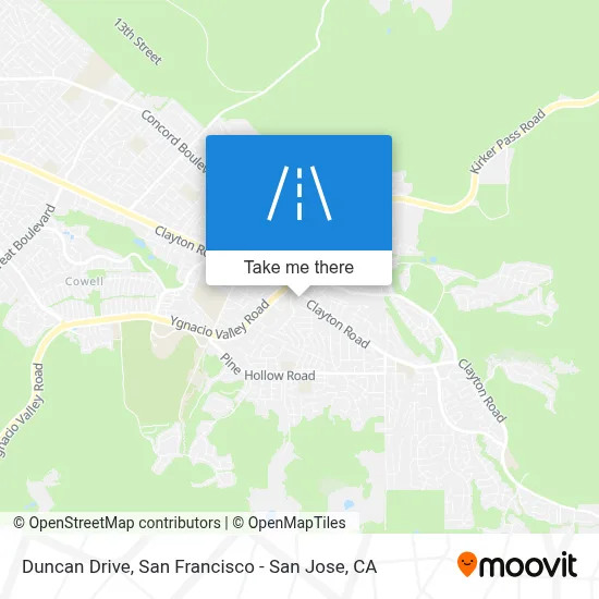 Duncan Drive map