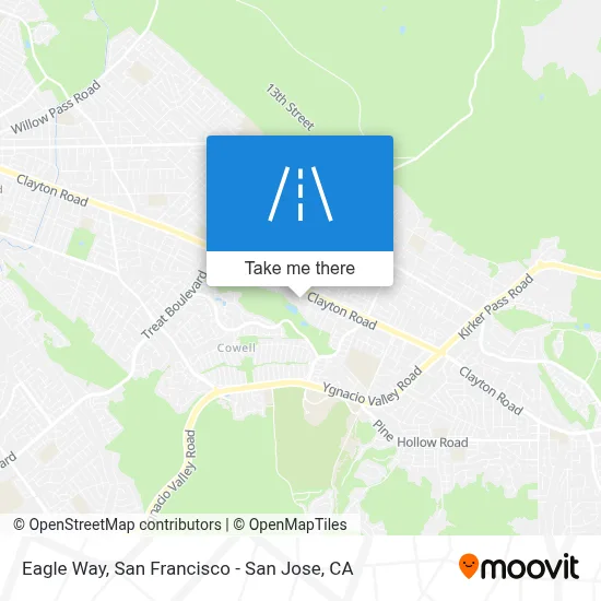 Eagle Way map