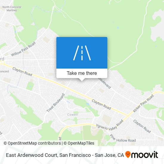 East Ardenwood Court map