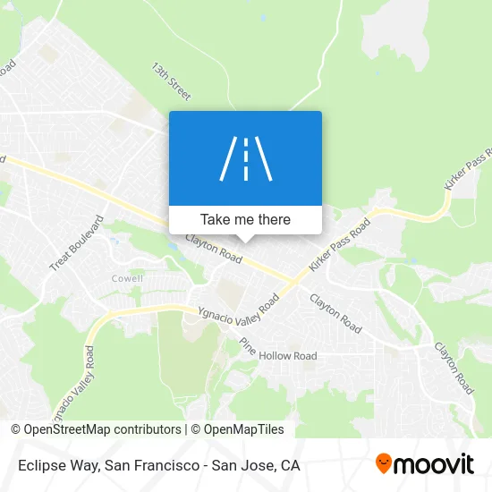 Eclipse Way map