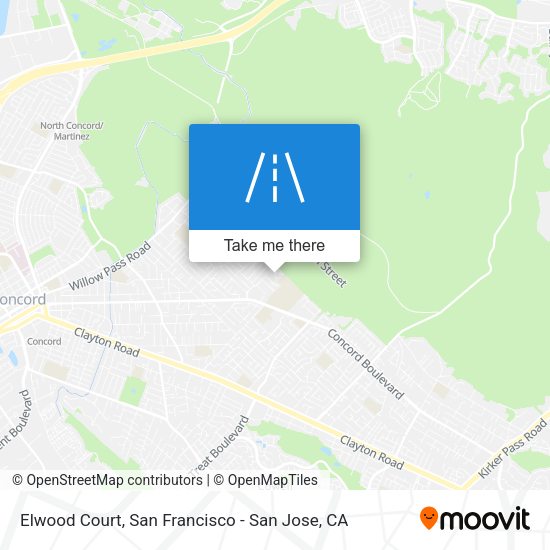 Mapa de Elwood Court