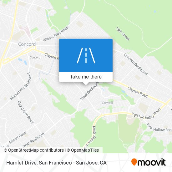 Hamlet Drive map