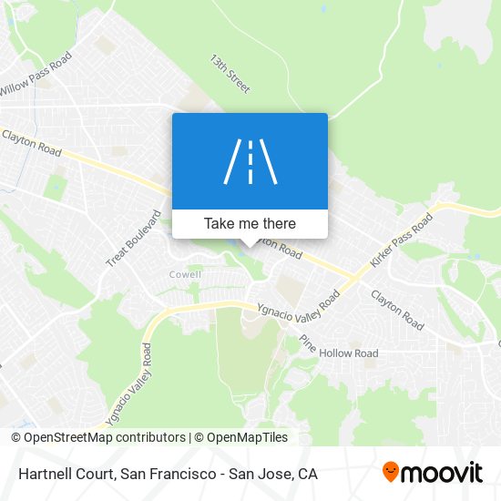 Hartnell Court map