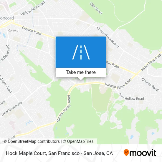 Hock Maple Court map