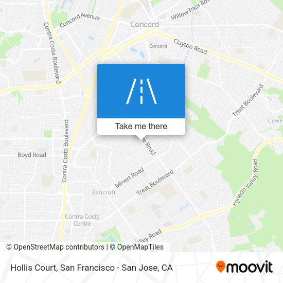 Mapa de Hollis Court