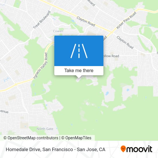 Mapa de Homedale Drive