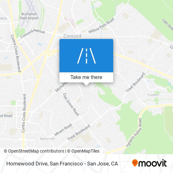 Mapa de Homewood Drive