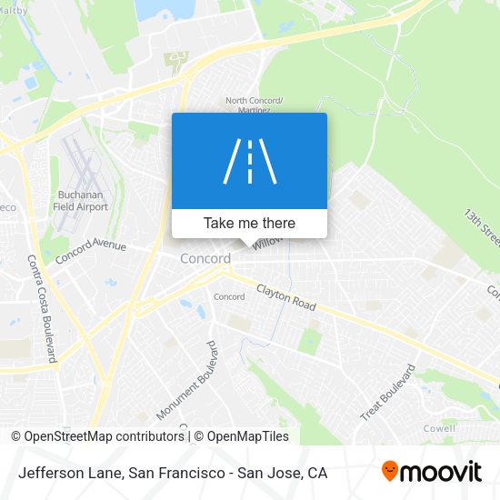 Mapa de Jefferson Lane