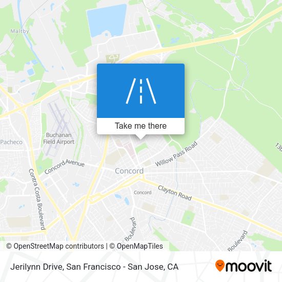 Mapa de Jerilynn Drive
