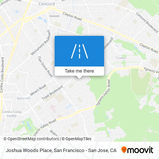 Mapa de Joshua Woods Place