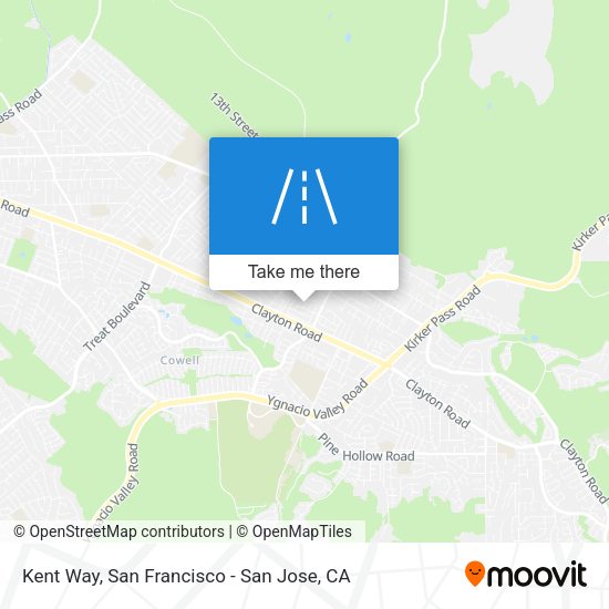 Mapa de Kent Way