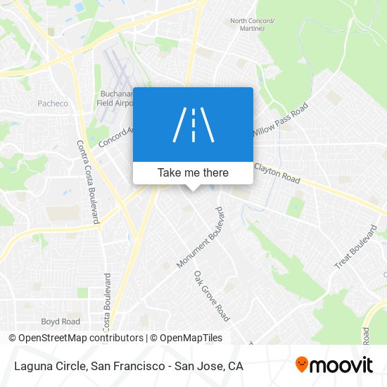 Laguna Circle map