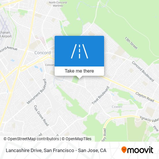 Mapa de Lancashire Drive