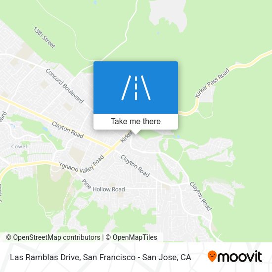 Mapa de Las Ramblas Drive