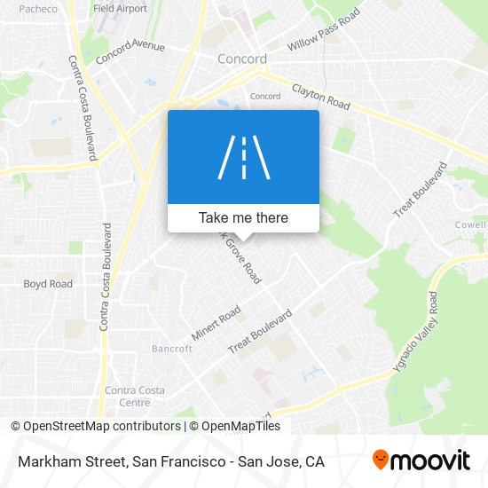 Markham Street map